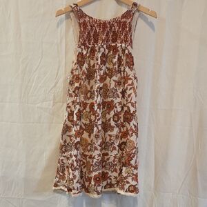 Free People Oh Baby Dress – XS – Boho Floral Smocked Sundress